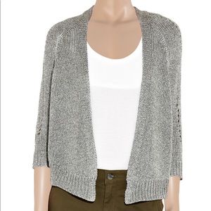 Vince Metallic Cardigan Size L